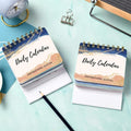 Motivational Calendar - Undated Perpetual Flip Desk Calendar For Daily Schedule with Inspirational Quotes, 5.5" x 4.8", Inspirational Gifts &