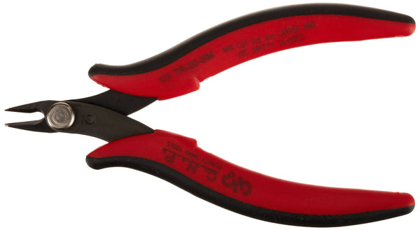 Hakko CHP TR-20-SM Slim Head Micro Soft Wire Cutter, Flush-cut, 2.0mm Hardened Carbon Steel Construction, 21-Degree Angled Jaw, 8mm Jaw Length,20