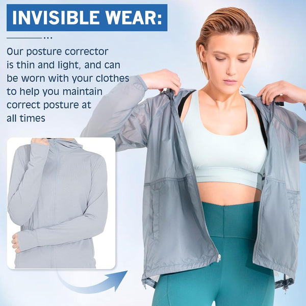 Posture Corrector for Women and Men, Adjustable Back Brace