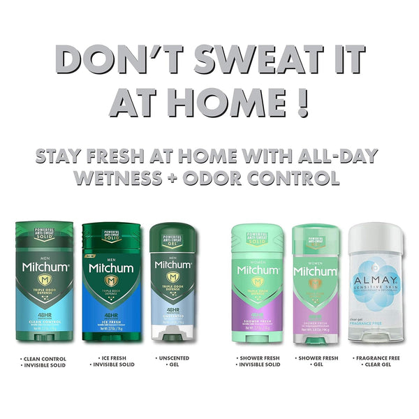 Almay Sensitive skin Clear Gel, Anti-Perspirant & Deodorant, Fragrance Free, 2.25-Ounce Stick (Pack of 6) Fragrance Free 2.25 Ounce (Pack of 6)