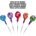 Tootsie Roll Tootsie Pops Assorted with Chocolatey Center, 3.75 Pound, 100 Count Giveaway Box, Peanut Free, Gluten Free Wild Berry Flavors, 60 Ounce