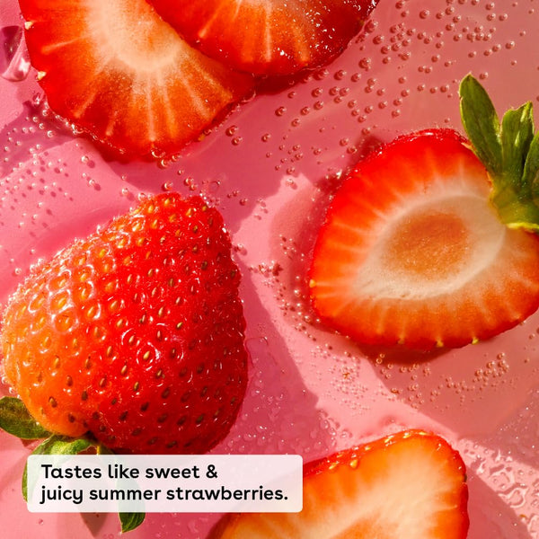 eos 100% Natural & Organic Lip Balm - Strawberry Sorbet, All-Day Moisture, Dermatologist Recommended for Sensitive Skin Care, Lip Care Products,