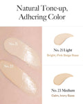 Mastina Natural Glow Cushion with Mastic Gum, 23 Color, 15G - Lightweight Foundation for Radiant and Hydrated Skin, Smooth Finish with No Greasy Shine