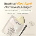 THE FACE SHOP Vita-Toning Vegan Collagen Face Mask, Korean Glass Skin Essential, Hydrogel Mask for Moisturizing & Skin Elasticity, Improves Uneven