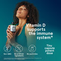 Puori Vitamin D3 with Organic Coconut Oil - 120 X 2500 IU - for Healthy Muscle Function, Bone Health, Immune Support and Calcium Uptake- Non-Gmo