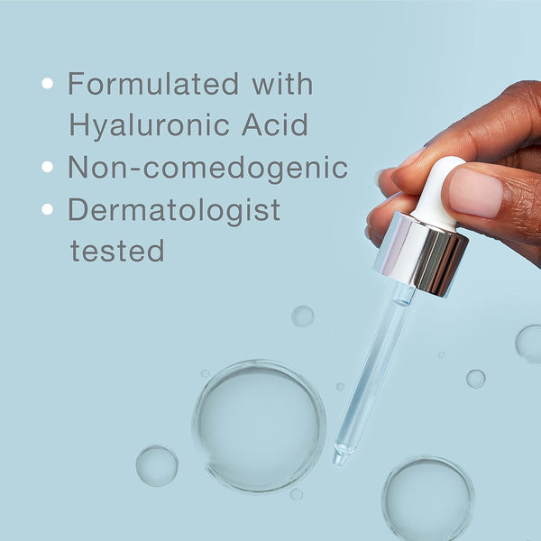 Neutrogena Hydro Boost Glow Booster Primer & Serum, Hydrating & Moisturizing Face Serum-To-Primer Hybrid, Infused with Purified Hyaluronic Acid &