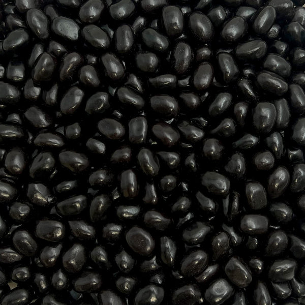 Black Licorice Jelly Beans, Chewy Candy - 2 Lb Pack | Old Fashioned Candy with Bold Flavor