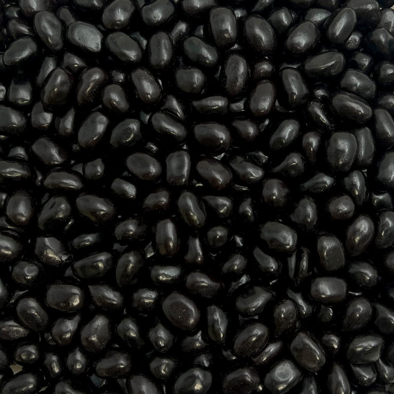Black Licorice Jelly Beans, Chewy Candy - 2 Lb Pack | Old Fashioned Candy with Bold Flavor