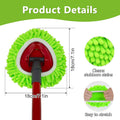 Mop Heads Replacements,Mop Replace Heads Compatible with Ocedar Rinseclean 2-Tank Spin Mop,Reusable Mop Head for Wet/Dry,3 Pack