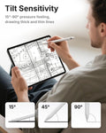 Metapen Pencil A8 V4 for iPad 2018-2026, Upgrade Magnetic Attraction, 2X Fast Charge, Low Latency Stylus Pen for iPad 11-6th Gen, Pro