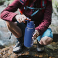 64 Oz Glass Water Bottle with Straw and Handle, Half Gallon Sports Motivational Water Jug Flask with Silicone Sleeve, Large Water Cup with Time