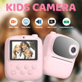 Kids Instant Print Camera 2025, 32GB Memory, Dual Lens with 2.4-Inch Screen and 1080p HD, Nice Gift for Boys and Girls Ages 4-13, Ideal for
