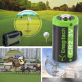 Enegitech CR2 Battery, CR15H270 3V Lithium Battery 1000mAh for Golf Rangefinder, Nest Temperature Sensor, Instax SQ1/SQ40 Camera Non-Rechargeable