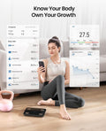 Scale for Body Weight, Digital Smart Bathroom Weight Scale with BMI, Body Fat, Muscle Mass, Accurate 20 Body Composition Scale, 10.2" Compact