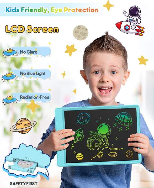 FLUESTON LCD Writing Tablet, Doodle Board Toys Gifts for 3-8 Year Old Girls Boys