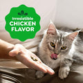 Greenies Feline Smartbites Healthy Indoor Cat Treats, Chicken, 2.1 oz | Veterinarian-recommended, Fiberblend Formula, supports digestion, under 2