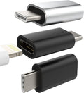 3 Pack USB C Male to Lightning Female Adapter, Compatible with iPhone 12, 11 Pro Max, iPad Air, Samsung Galaxy Note S20, S21 - DURABLE & CONVENIENT