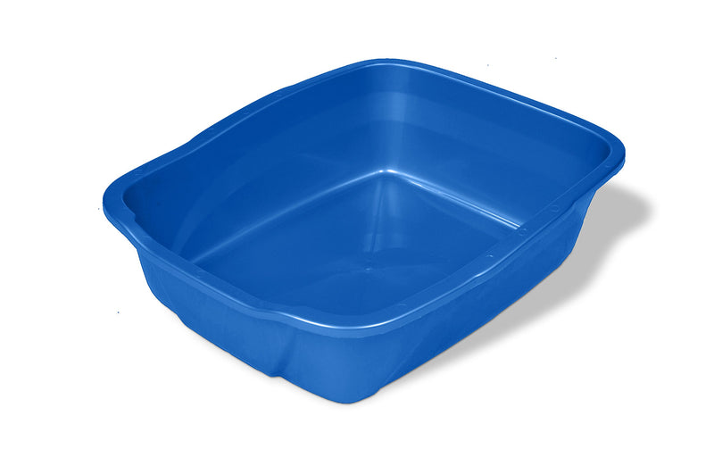Pureness Giant Cat Litter Pan, Assorted Colors 6.5 W x 17 W x 22 D
