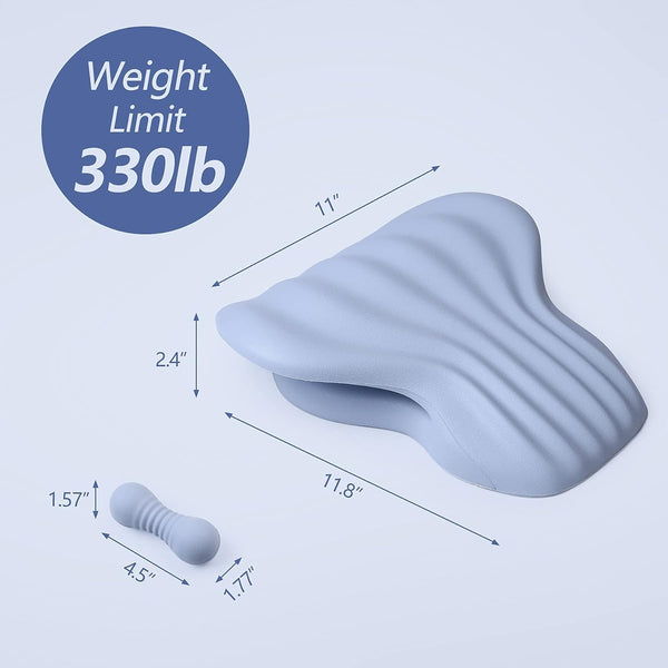 RESTCLOUD Back Stretcher for Back Pain Relief, Lower Back Stretcher Back Stretching Cushion, Lumbar Stretcher Device Helps with Spinal Stenosis