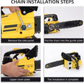 4 Pack 14 Inch Chainsaw Chain 52 Drive Links, .050" Gauge, 3/8" LP pitch, 14-Inch Replacement Chainsaw Chains Low-Kickback Fits Craftsman, Echo,