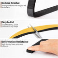 Yotache Foam Weather Stripping Tape 3/4" W X 3/8" T (New Adhesive Craft), Neoprene Foam Rubber Seal for Door Frame Insulation, Sounproofing, 13 Ft