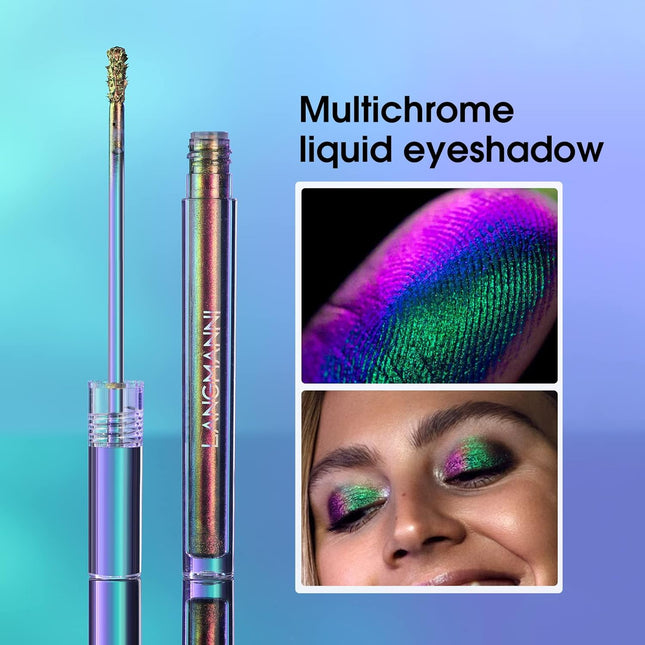Jolilab Metallic Liquid Chameleon Eyeshadow, Multi-Dimensional Eye Looks, Long-L