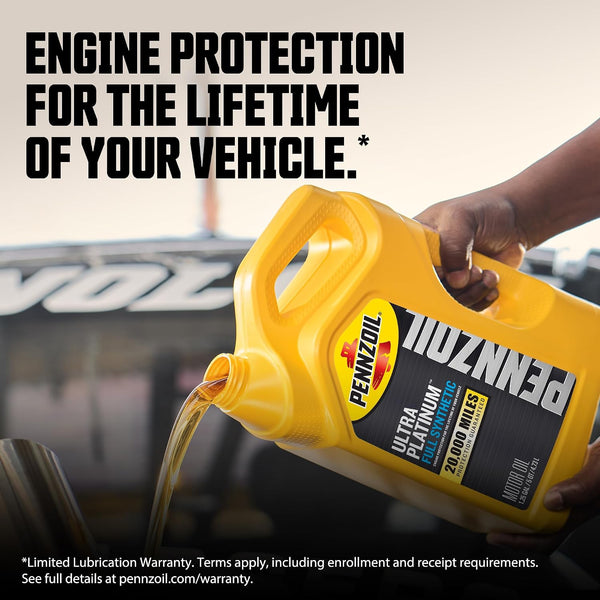 Pennzoil Ultra Platinum Full Synthetic 0W-40 Motor Oil, 1 Quart (6 Pack) 1 Quart 6 Pack 0W-40