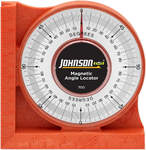 Johnson Level & Tool 700 Magnetic Angle Locator, Orange, 1 Locator