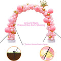 Balloon Arch Kit, 7.4ft Balloon Arch Stand Frame with Base: for Wedding Baby Shower Birthday Party Decorations Black