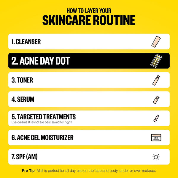 PEACE OUT Acne Day Dot Sheer Hydrocolloid Pimple Patches, Invisible Acne Spot Patches with Encapsulated Salicylic Acid, Retinol, and Aloe Vera, 20