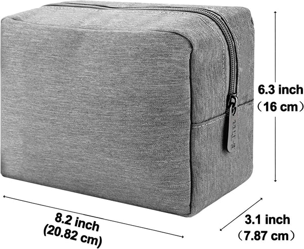 E-Tree Makeup Bag, Big Travel Make up Pouch, Zipper Large Cosmetic Brush Skin Care Case, Toiletry Bags for Traveling Women Man,Tech Electronic