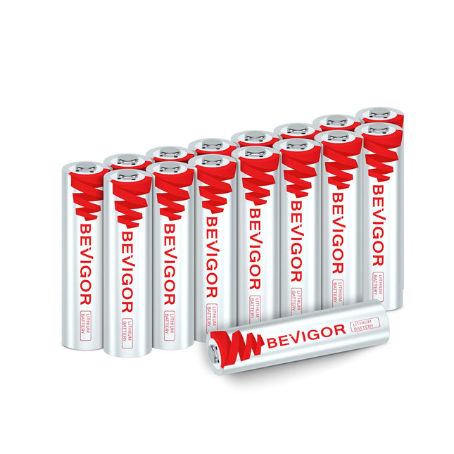 BEVIGOR AAA Lithium Batteries 16Pack, Triple a Lithium Batteries, 1.5V 1200Mah L