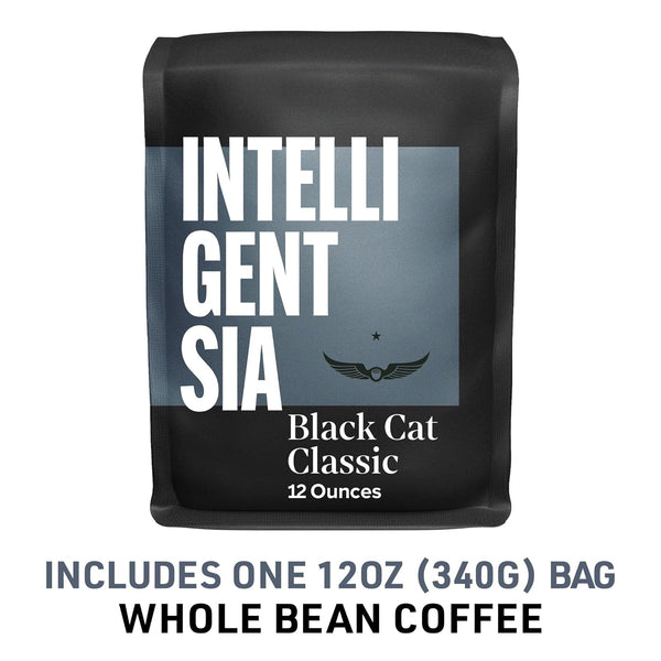 Intelligentsia Coffee, Light Roast Whole Bean Coffee, 100% Arabica Coffee - Black Cat Classic Espresso 12 Ounce Bag 12 Ounce (Pack of 1)