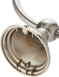 Amazon Basics Round Modern Towel Ring, 6.3-inch Diameter, Satin Nickel Satin Nickel Modern