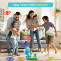 WATUDOU 12 PCS Flying Disc Launcher Outdoor Indoor Game Toys Gifts for 3 4 5 6 7 Year Old Boys Kids, Outdoor Outside Game Toys for Boys Girls Ages