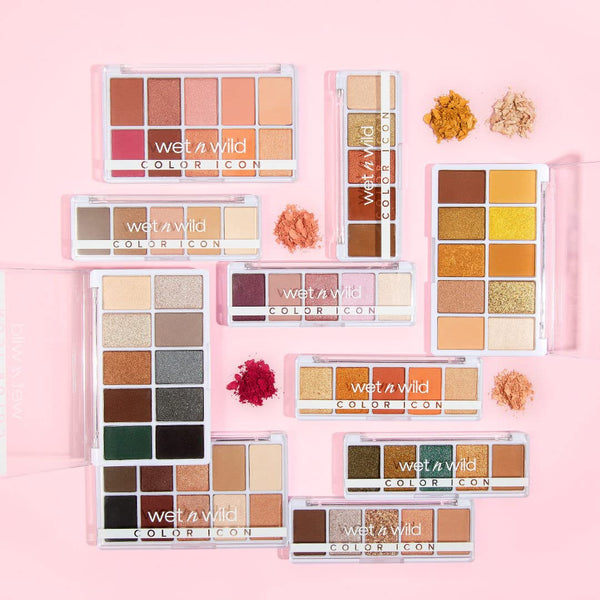 Wet N Wild Color Icon Eyeshadow Makeup 5 Pan Palette, Matte, Shimmer, Metallic, Long Wearing, Rich Buttery Pigment, Cruelty Free - Walking on