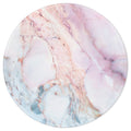ITNRSIIET Marble round Mouse Pad Pink Marble Customized Premium-Textured Washable Desktop Protection Mouse Mat with Non-Slip Rubber Base