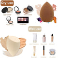 12 Pieces Professional Makeup Sponge Set,Latex Free Flawless Soft Setting Face Puffs,Multicolor Beauty Sponge Blender Cosmetic Applicator for