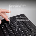 Cherry Stream Keyboard | Wired Slim Whisper Quiet | Silent Keys | Black | For PC/Laptop, Unique Typing Feel, Slim Design, CHERRY SX Scissor