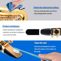 SKYNEO Saxophone Cleaning Kit, Clarinet Cleaning Kit with Maintenance Kit,Cork Grease,Swab,Strap,Cleaning Cloth,Thumb Rest,Reed Case,Mouthpiece