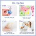 Bath Bombs for Kids, 12pcs Bath Bombs with Surprise Crystal Toys Inside, Handmade Natural and Organic Bubble Bath Fizzies, Birthday Easter Gift