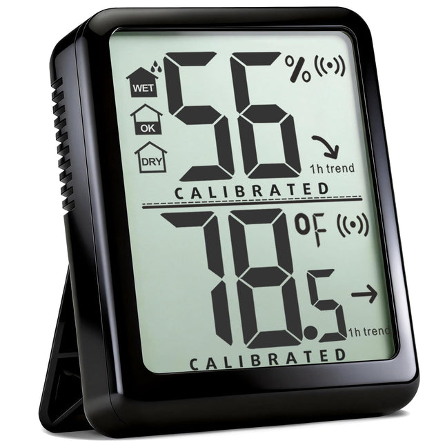Antonki Room Thermometer Small Hygrometer Indoor Humidity Monitor Sensor, Digital Temperature and Humidity Meter Gauge f
