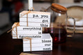 Cute Office Desk Decor, Inspirational Wooden Mini Faux Books for Decoration, Gifts for Women Kids - P.S. You Got This Sign