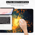 Desk Pad, Large Gaming Mouse Pad, 32" x 16", Dark Cat | XXXL Extended Waterproof Desk Mat, Non-Slip Rubber Base, Stitched Edges, Desktop Decor for
