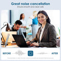 Bluetooth Headset, Wireless Bluetooth Earpiece V5.0 Hands-Free Earphones with Built-in Mic for Driving/Business/Office, Compatible with iPhone and
