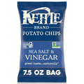 Kettle Brand Sea Salt and Vinegar Potato Chips, 7.5 Oz Sea Salt and Vinegar 7.5 Ounce (Pack of 1)