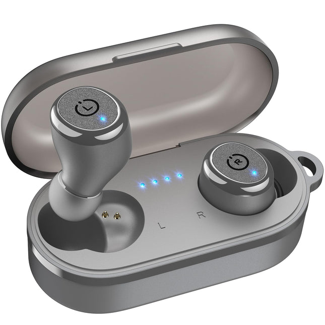 TOZO T10 Wireless Earbuds Bluetooth 5.3 Headphones, App Customize EQ, Ergonomic Design, 55H Playtime, Wireless Charging 