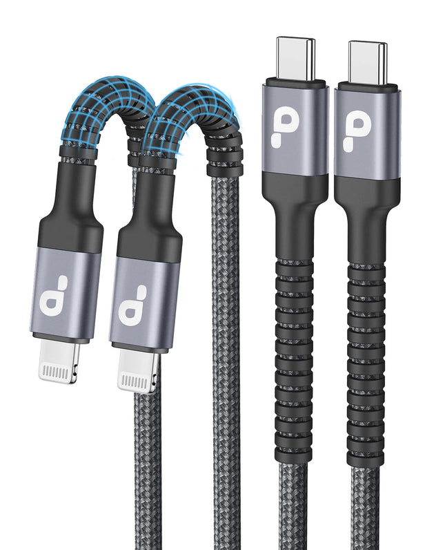 USB C to Lightning Cable 6FT 2Pack, Iphone Charger Fast Charging, USBC Iphone Charger, Type C Iphone Charging Cord [Appl