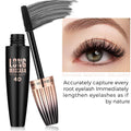 4D Fiber Eyelash Mascara, Natural Waterproof Lasting Lash Mascara Black Volume, Lengthening Thickening Softer Fuller Lashes Amplify Eyelash Primer