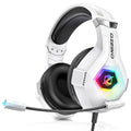 Ozeino Gaming Headset for PC, Ps4, Ps5, Xbox Headset with 7.1 Surround Sound Gaming Headphones with Noise Canceling Mic, LED Light Over Ear